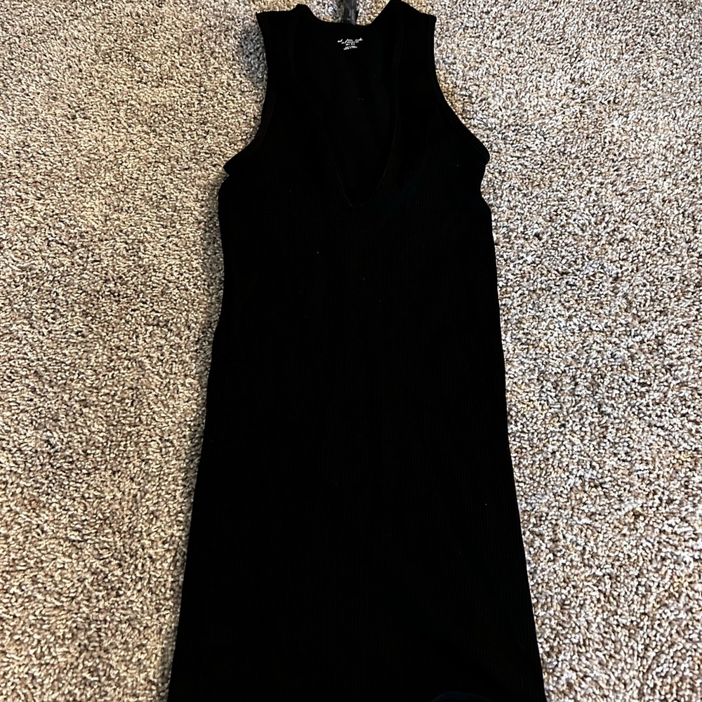 Seamless Plunging Slip Dress